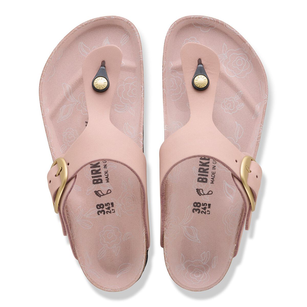 Birkenstock Gizeh Big Buckle Nubuck Leather