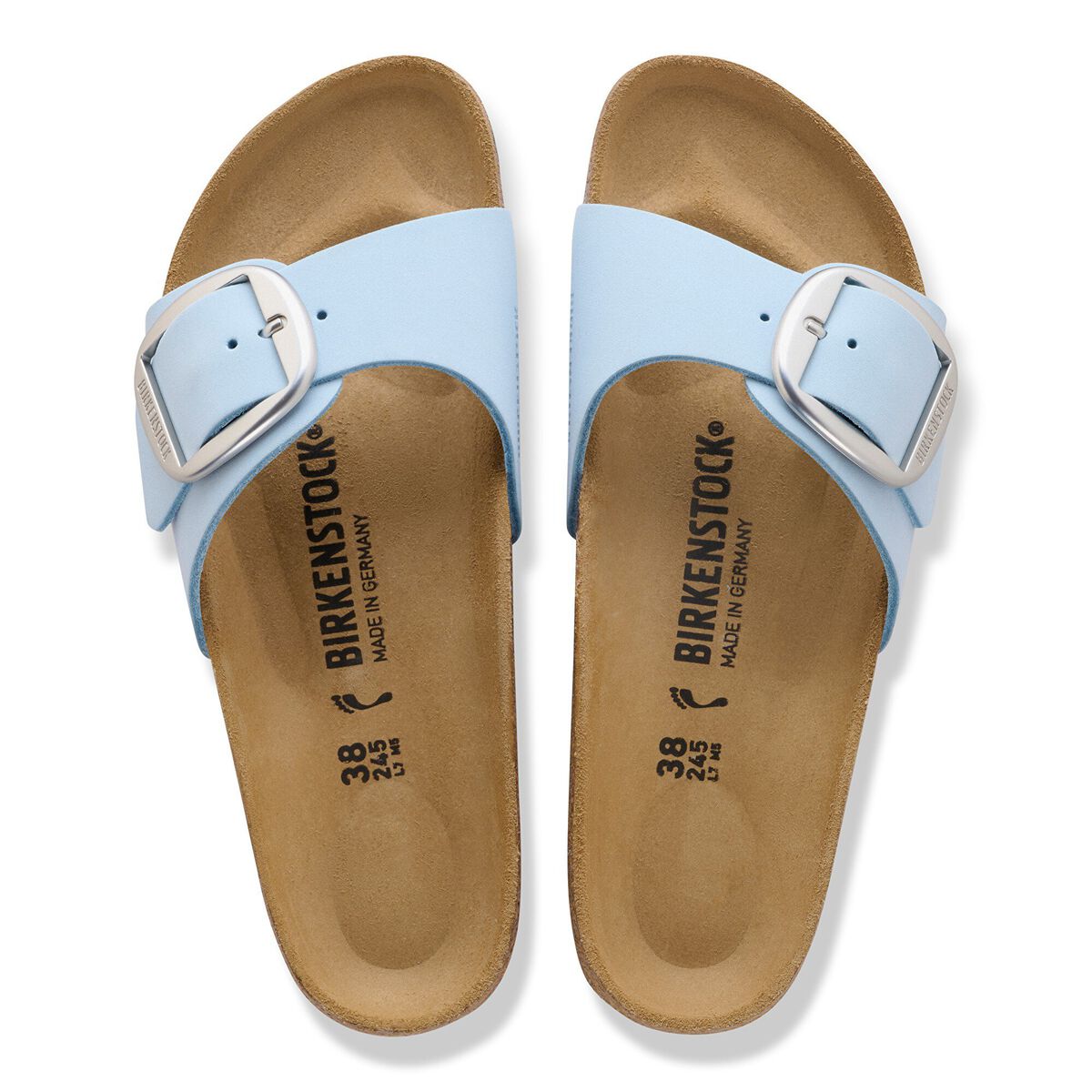 Birkenstock Madrid Big Buckle Nubuck Leather