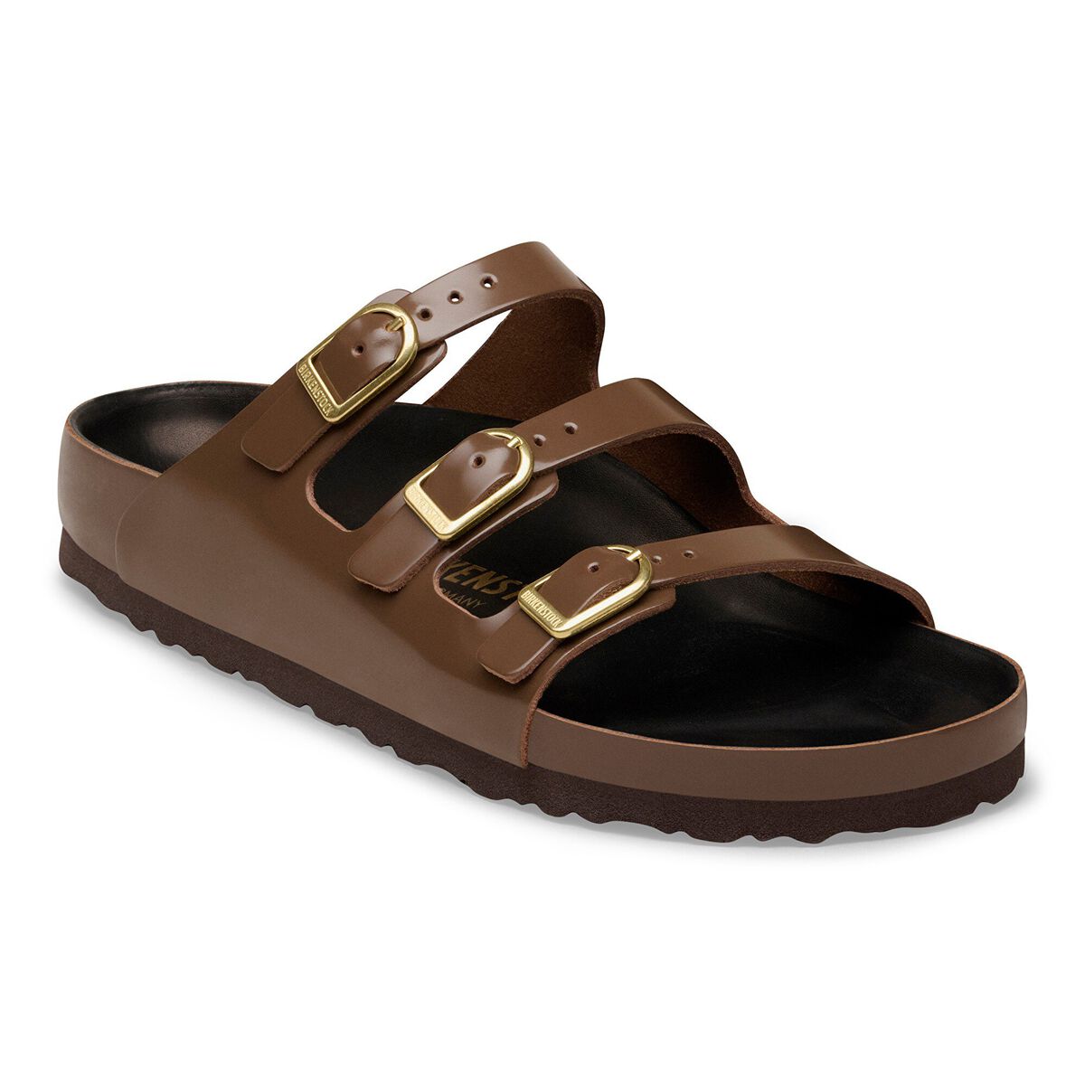 Birkenstock Florida Exquisite Natural Leather Patent