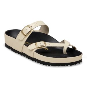 Birkenstock Mayari Natural Leather Patent
