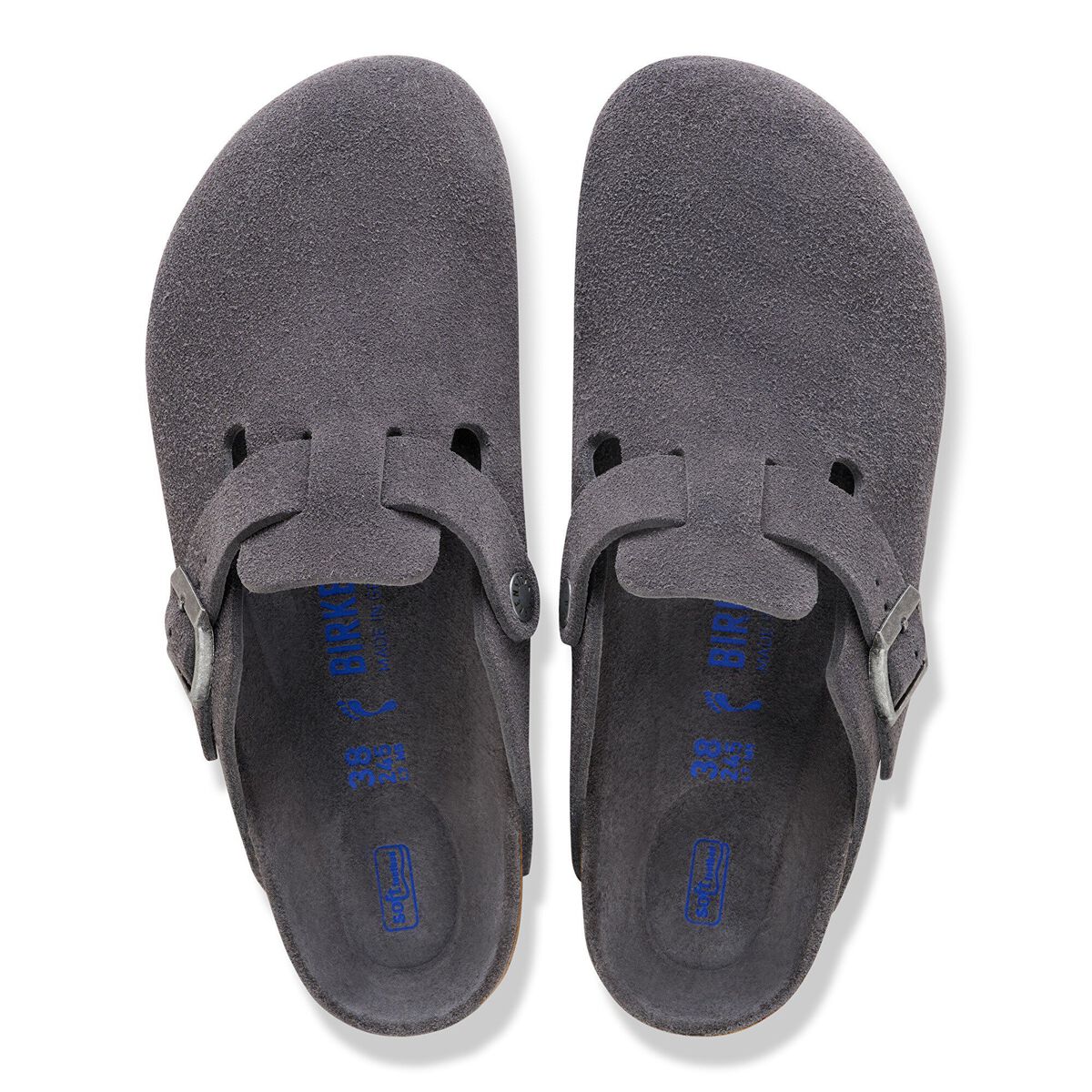 Birkenstock Boston Soft Footbed Suede Leather