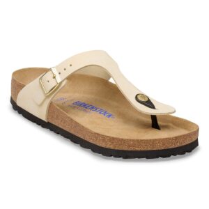 Birkenstock Gizeh Soft Footbed Nubuck Leather