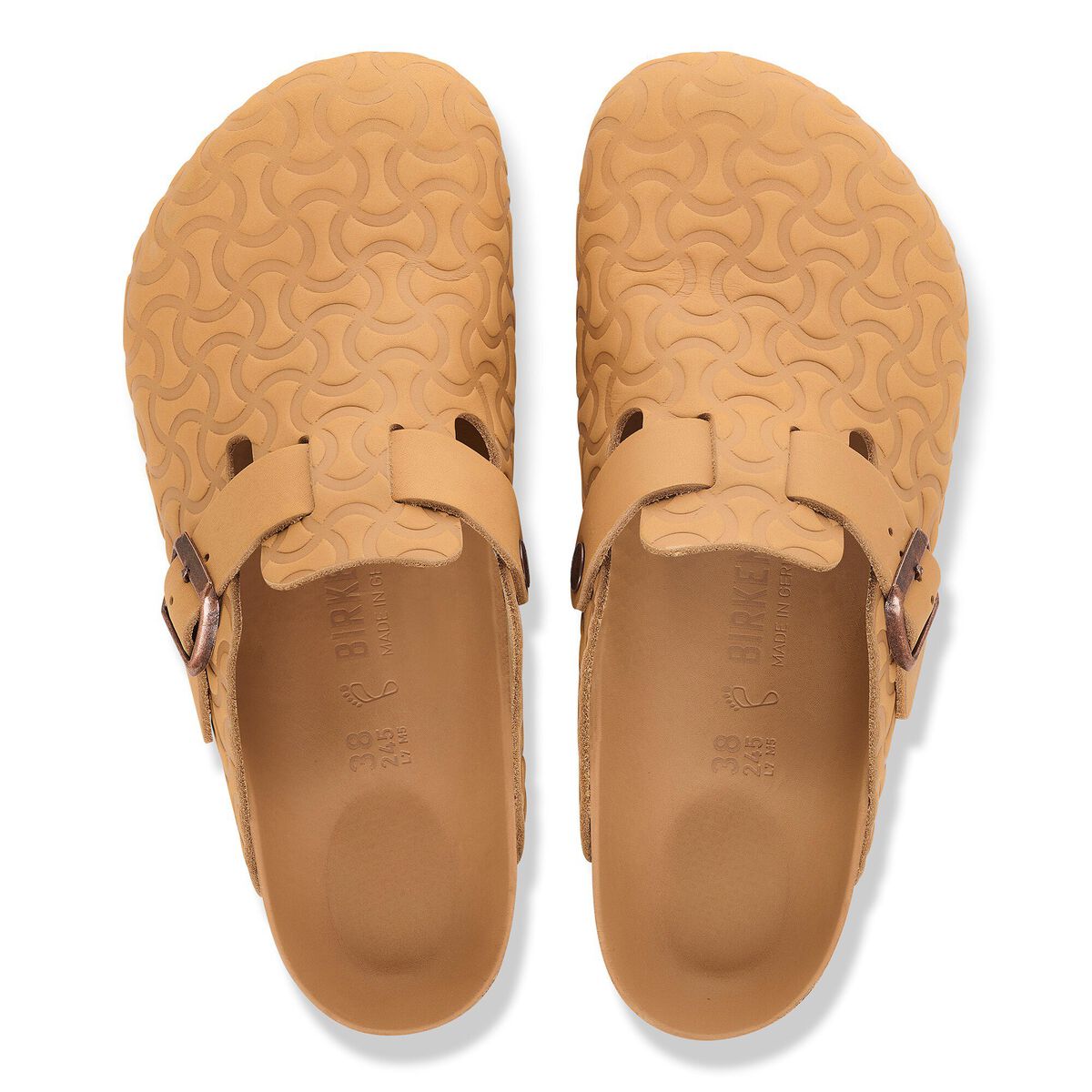Birkenstock Boston Embossed Leather