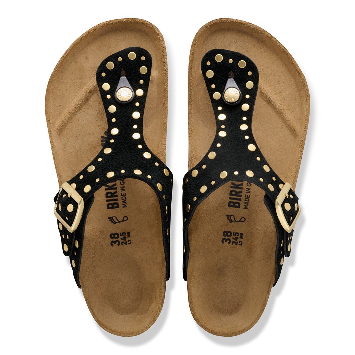 Birkenstock Gizeh Rivets Suede Leather