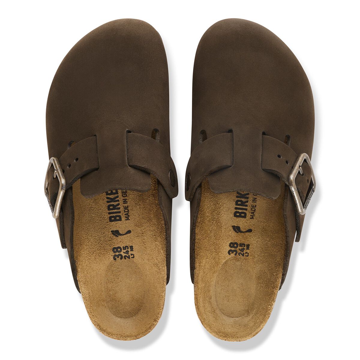 Birkenstock Boston Wire Buckle Nubuck Leather