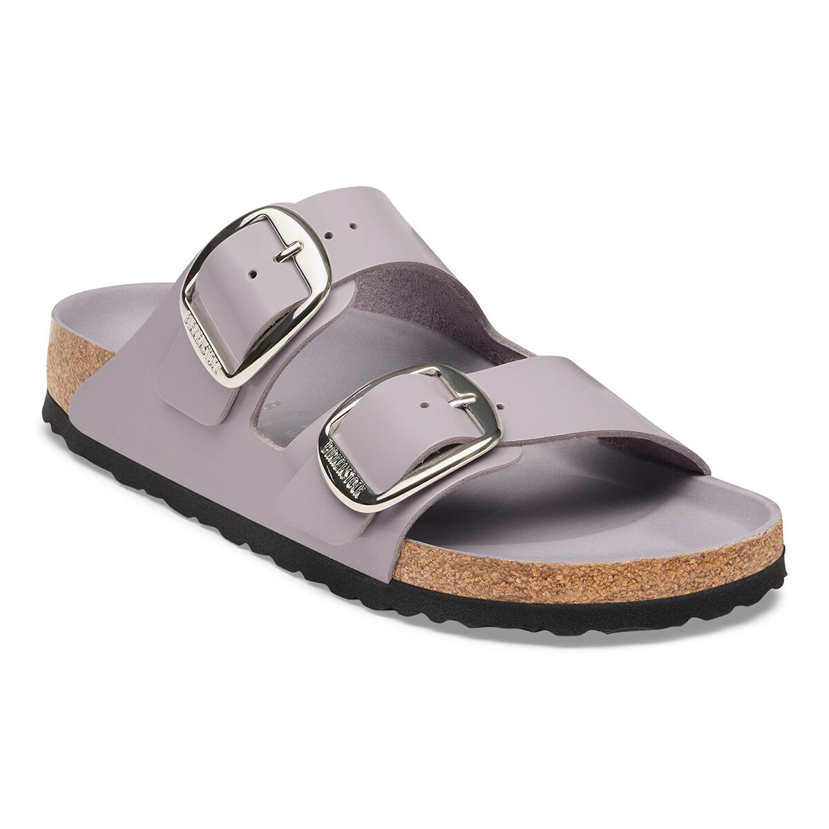 Birkenstock Arizona Big Buckle Natural Leather Patent