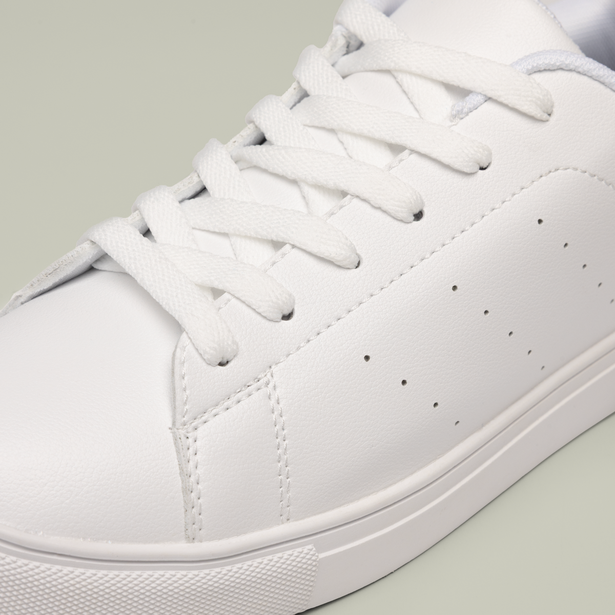 TEEMCW Women's Low-Top Leather Sneakers
