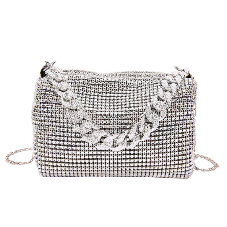 Beautiful Underarm Bag Glitter for Rhinestone Crossbody Bag Shoulder Bag Evening Bag Handbag for Masquerades Party