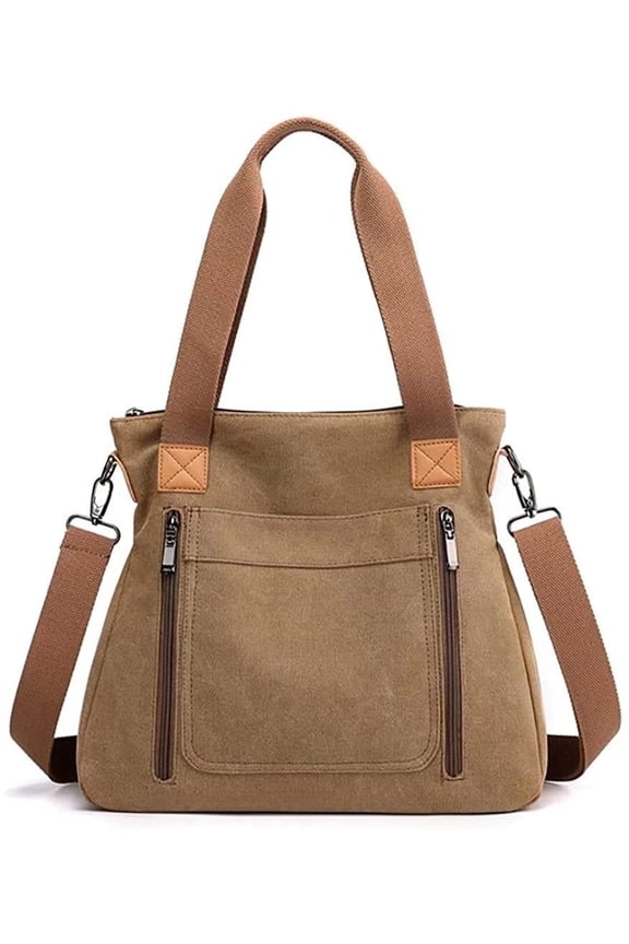 Canvas Handbag for Women Cloth Tote Shoulder Purses Hobo Casual Crossbody Bag Large Top Handle Shopper Bag