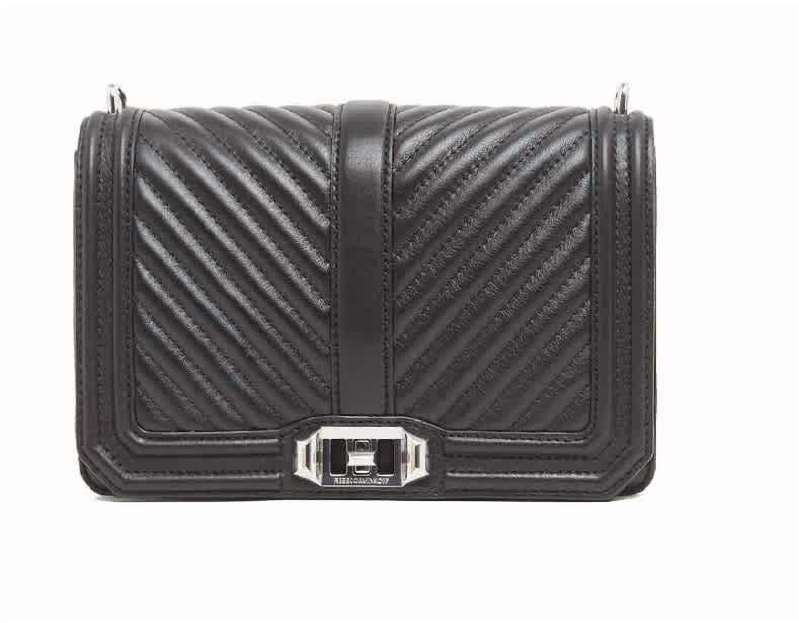 Chevron Ladies Medium Leather Crossbody Handbag HSP7ECQX08