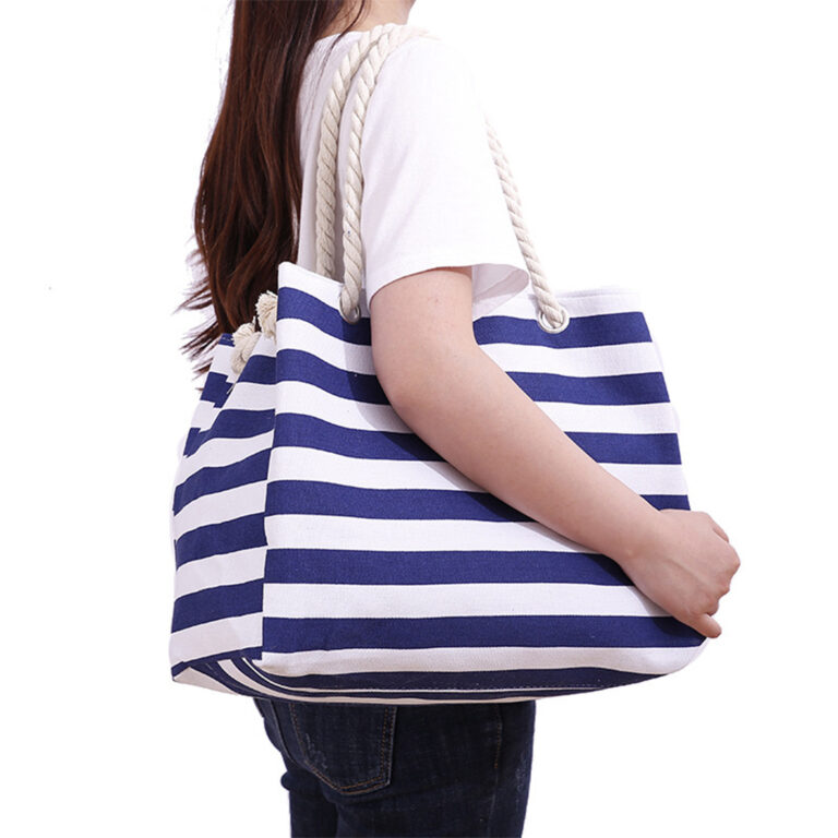 Extra Large Beach Bag with Zipper, Waterproof Sandproof Beach Tote Bag for Women, Shopping Travel Bag Gym Bag on Clearance