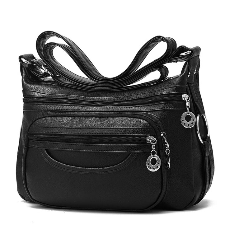Women Crossbody Bag Leather Handbag Pocketbook Lightweight Shoulder Purse