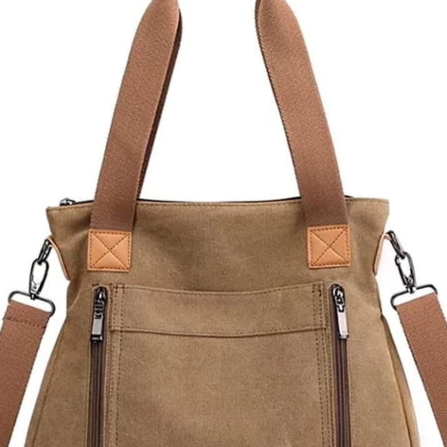 Every order, including this Khaki Canvas Shopper Tote, is picked and packed at the Kwai Chung warehouse before FedEx collects it.