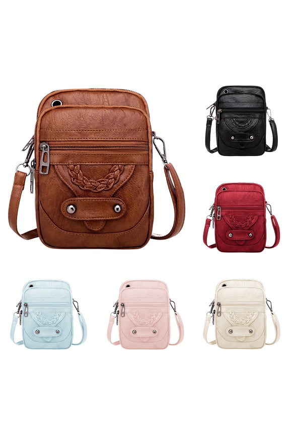 Snoarin Crossbody Bags for Women Trendy Women Soft Leather Shoulder Handbag Multi Pocket Crossbody Bag Ladies Purses Fashion Tote Top Handle Satchel Beach Bag on Clearance