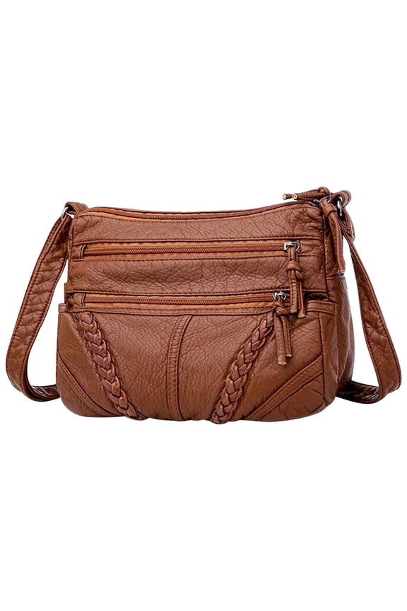 School Bags for Women 2023 New Leather Bag,Mom’s Bag, Ladies’ Multi Compartment Crossbody Large Capacity Soft Gifts family