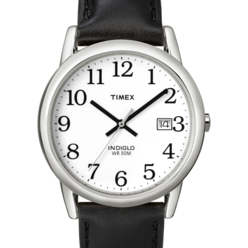 Easy Reader 35mm Leather Strap Watch