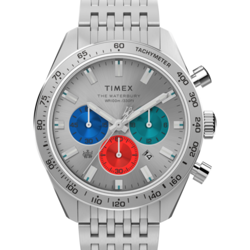Waterbury Chronograph 41mm Stainless Steel Bracelet Watch