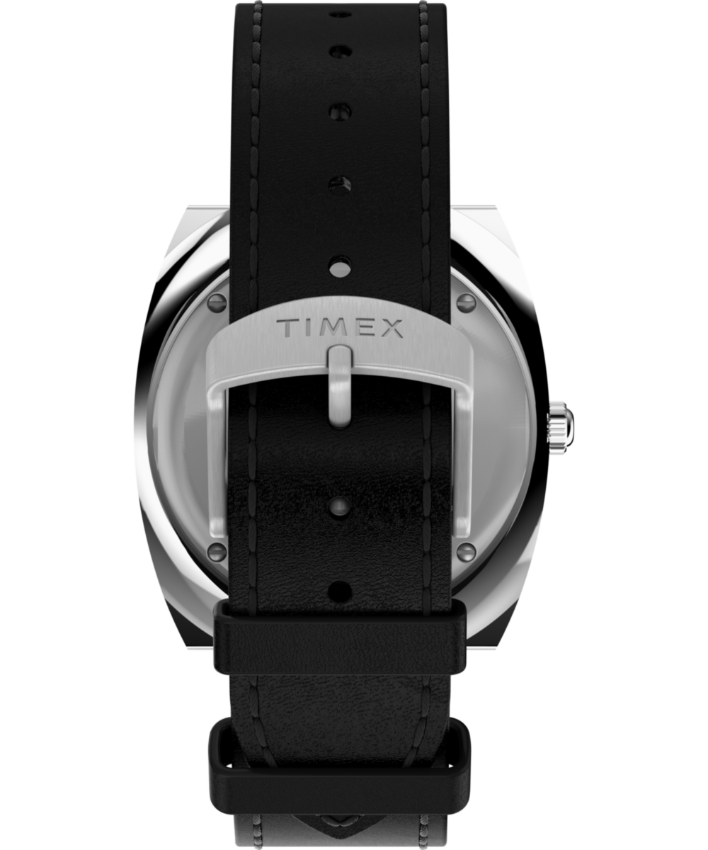 Timex World Time 1972 Reissue 39mm Leather Strap Watch