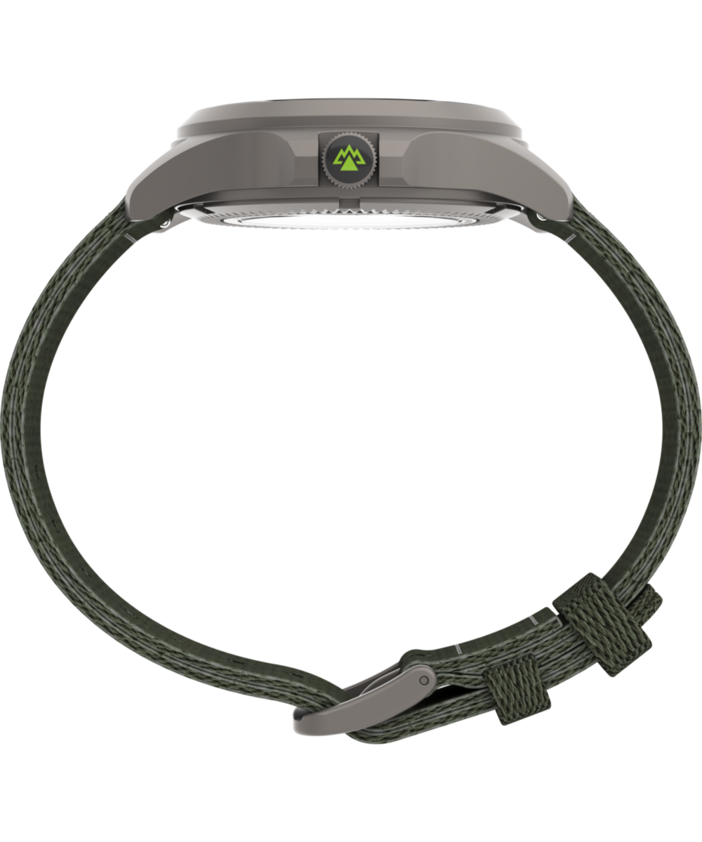 Expedition® Field Post Titanium Automatic 41mm Recycled Fabric Strap Watch