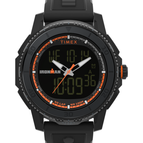 TIMEX® IRONMAN® Adrenaline Ana-digi 46.5mm PU Strap Watch