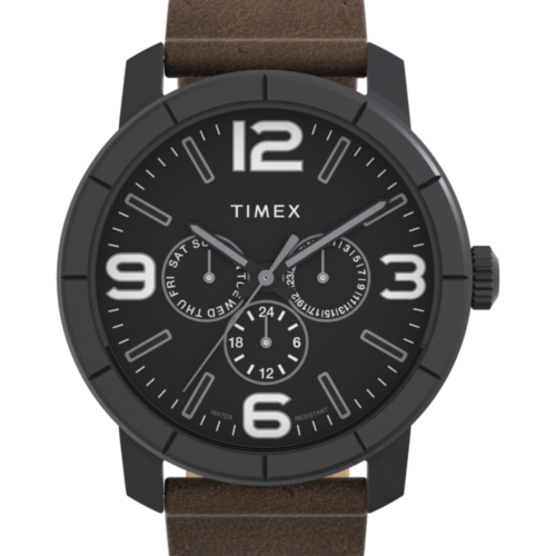 Mod 44mm Leather Strap Watch