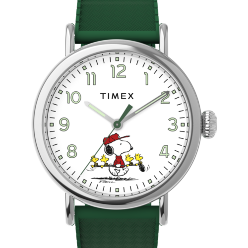 Peanuts® x Timex Standard Golf 40mm Synthetic Rubber Strap Watch