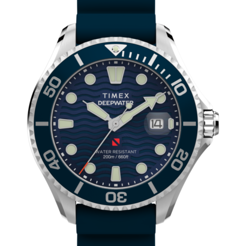 Deepwater Meridian 200 44mm Synthetic Rubber Strap Watch