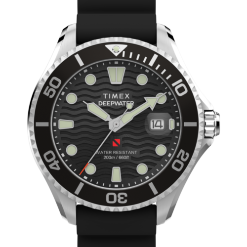 Deepwater Meridian 200 44mm Synthetic Rubber Strap Watch