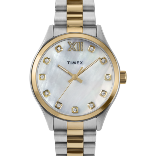 Timex Legacy 34mm Stainless Steel Bracelet Watch