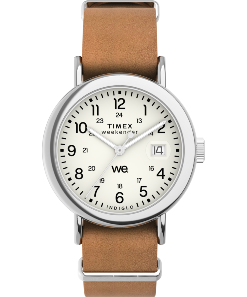 Weekender 37mm Leather Strap Watch