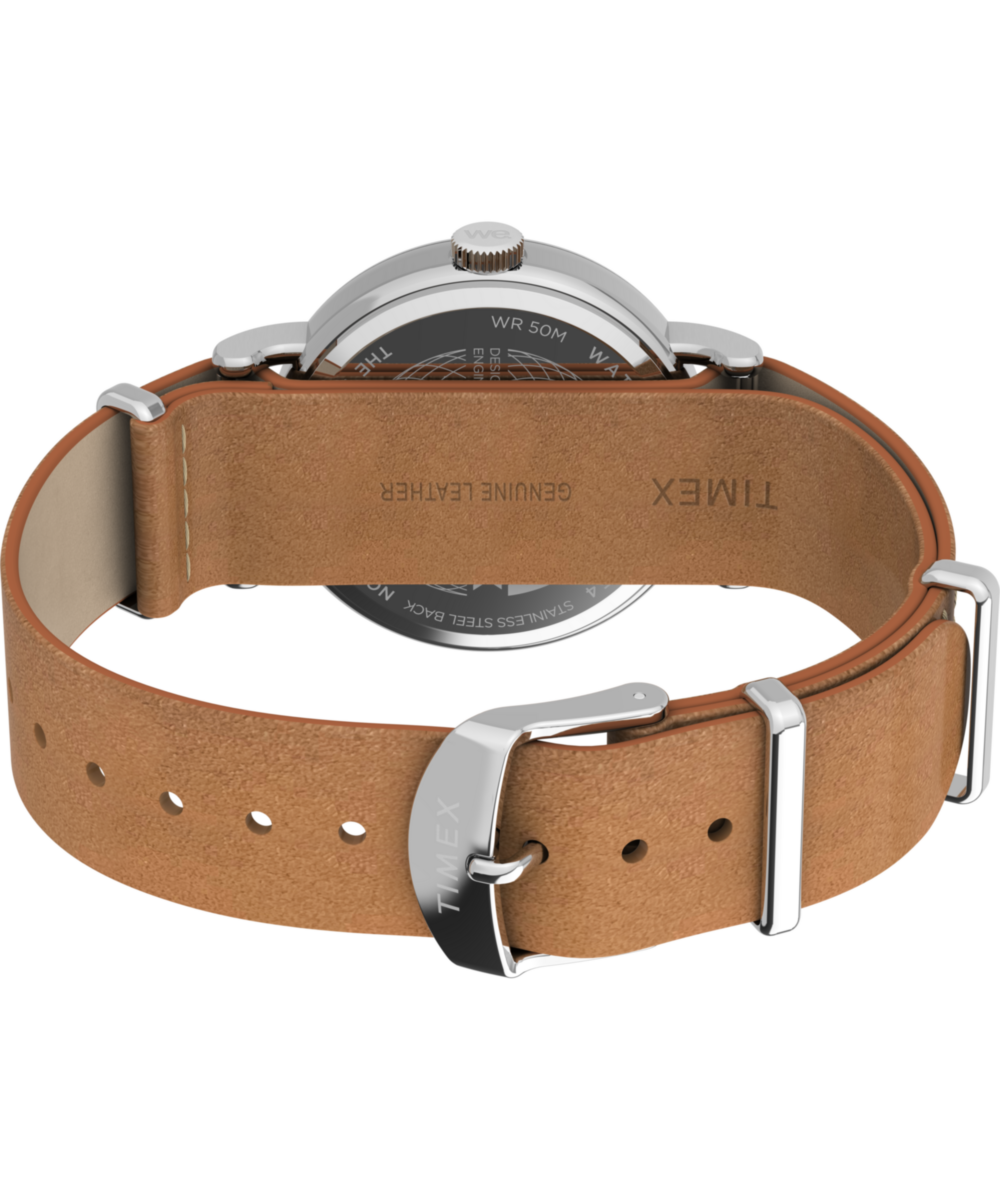 Weekender 37mm Leather Strap Watch