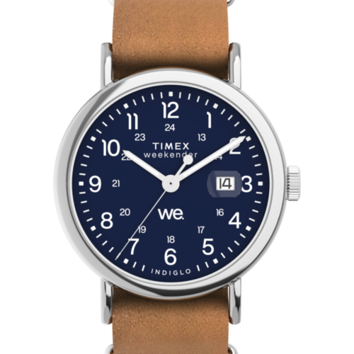 Weekender 40mm Leather Strap Watch