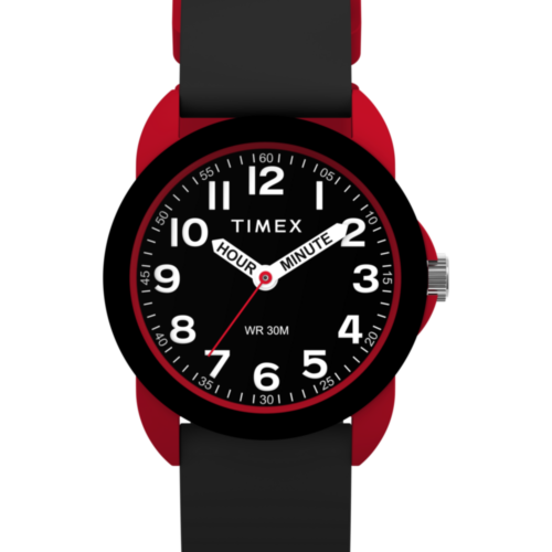 TIMEX TIME MACHINES® 30mm Silicone Strap Watch