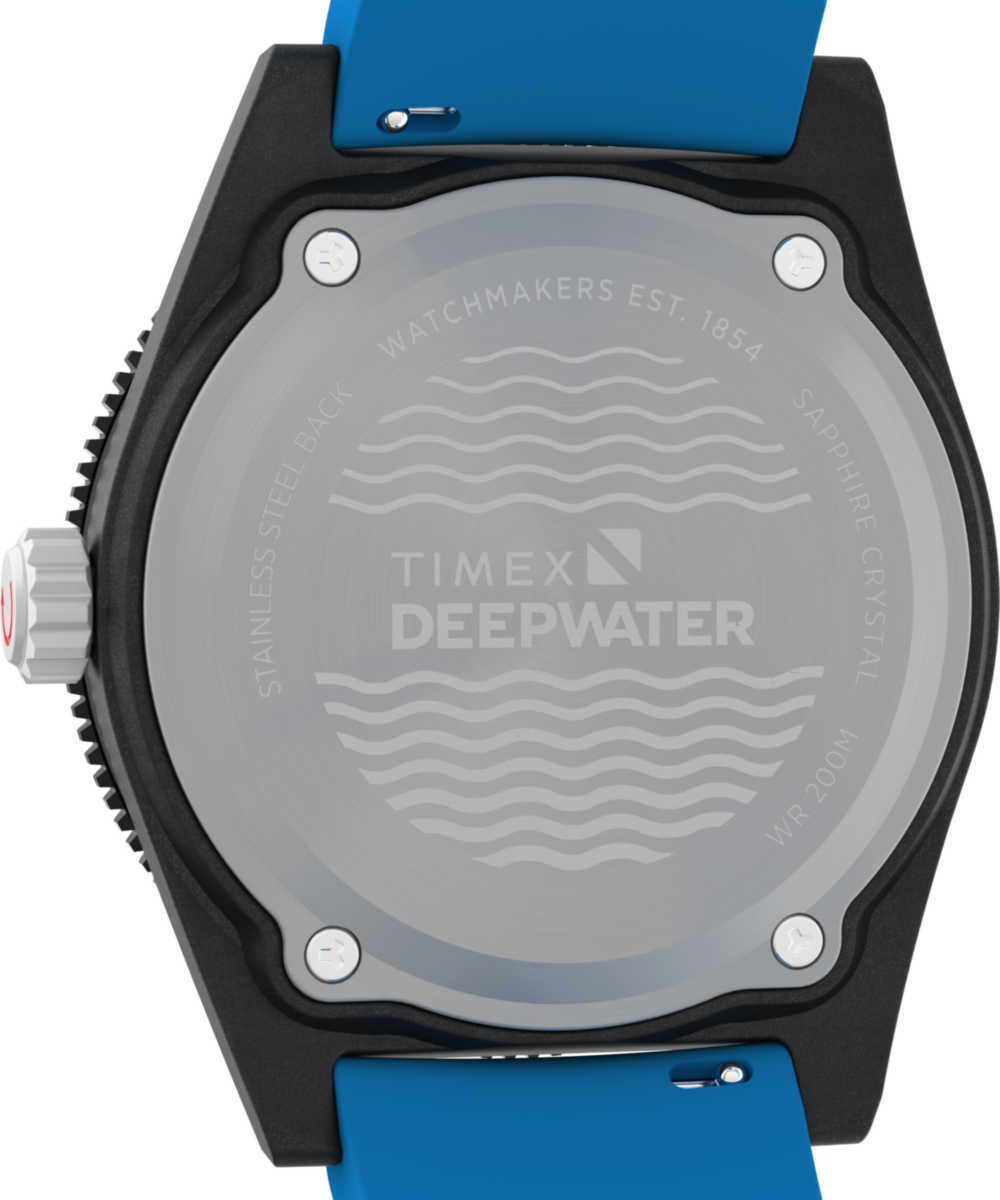 Deepwater Reef 200 XCF 43mm Synthetic Rubber Strap Watch