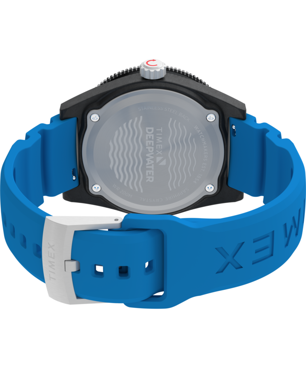 Deepwater Reef 200 XCF 43mm Synthetic Rubber Strap Watch