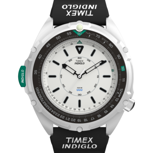 Timex 1995 Intrepid Reissue 46mm Synthetic Rubber Strap Watch
