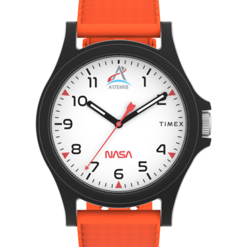 Timex Main Street NASA Artemis 40mm Silicone Strap Watch