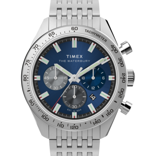 Waterbury Traditional Chronograph 41mm Stainless Steel Bracelet Watch