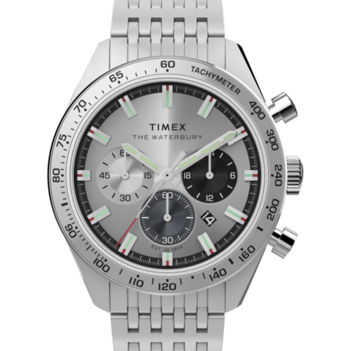 Waterbury Traditional Chronograph 41mm Stainless Steel Bracelet Watch