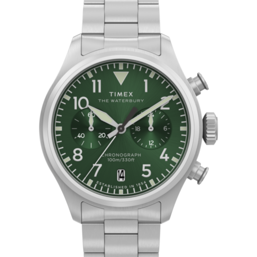 Waterbury Ace Chronograph 41mm Stainless Steel Bracelet Watch