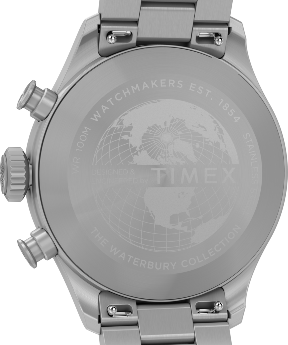 Waterbury Ace Chronograph 41mm Stainless Steel Bracelet Watch