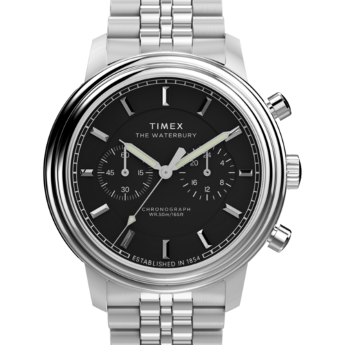 Waterbury Metropolitan Chronograph 41mm Stainless Steel Bracelet Watch