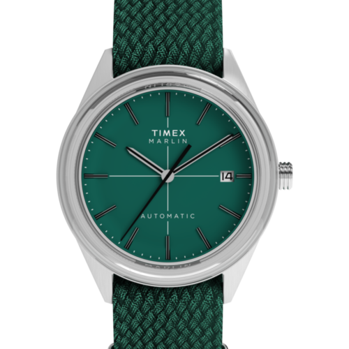 Marlin® Jet Automatic 38mm Fabric Strap Watch