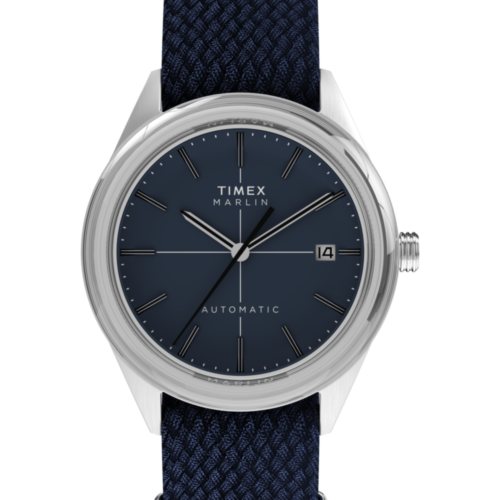 Marlin® Jet Automatic 38mm Fabric Strap Watch