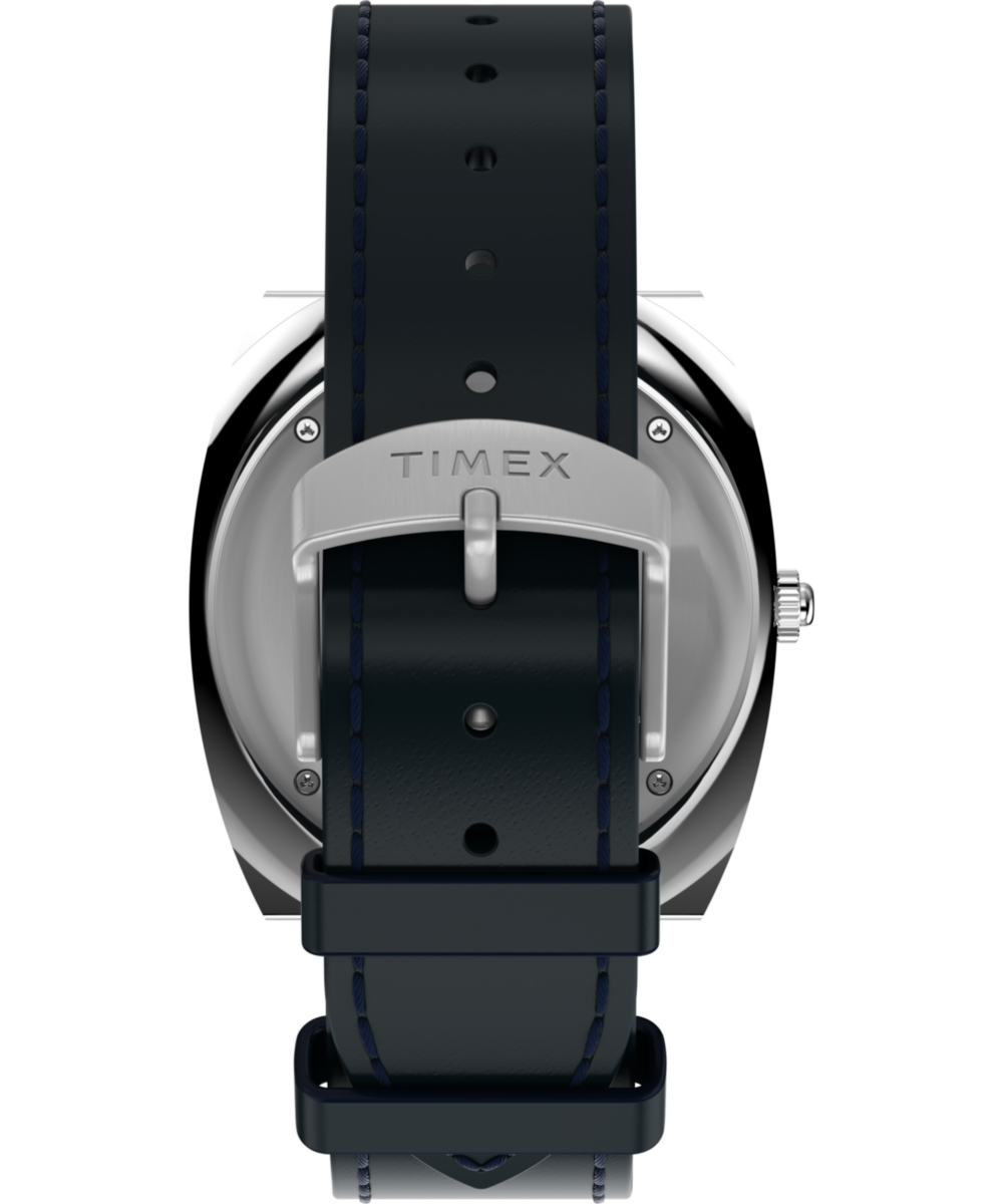 Q Timex® 1972 World Time 39mm Leather Strap Watch