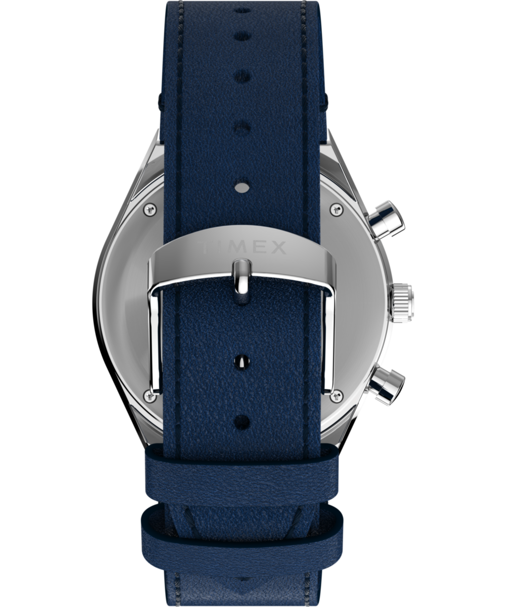 Q Timex® Chronograph 40mm Leather Strap Watch