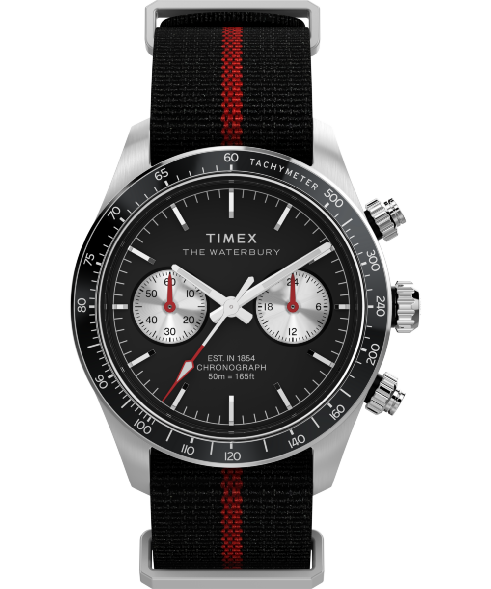 Waterbury Heritage Chronograph 39mm Fabric Strap Watch