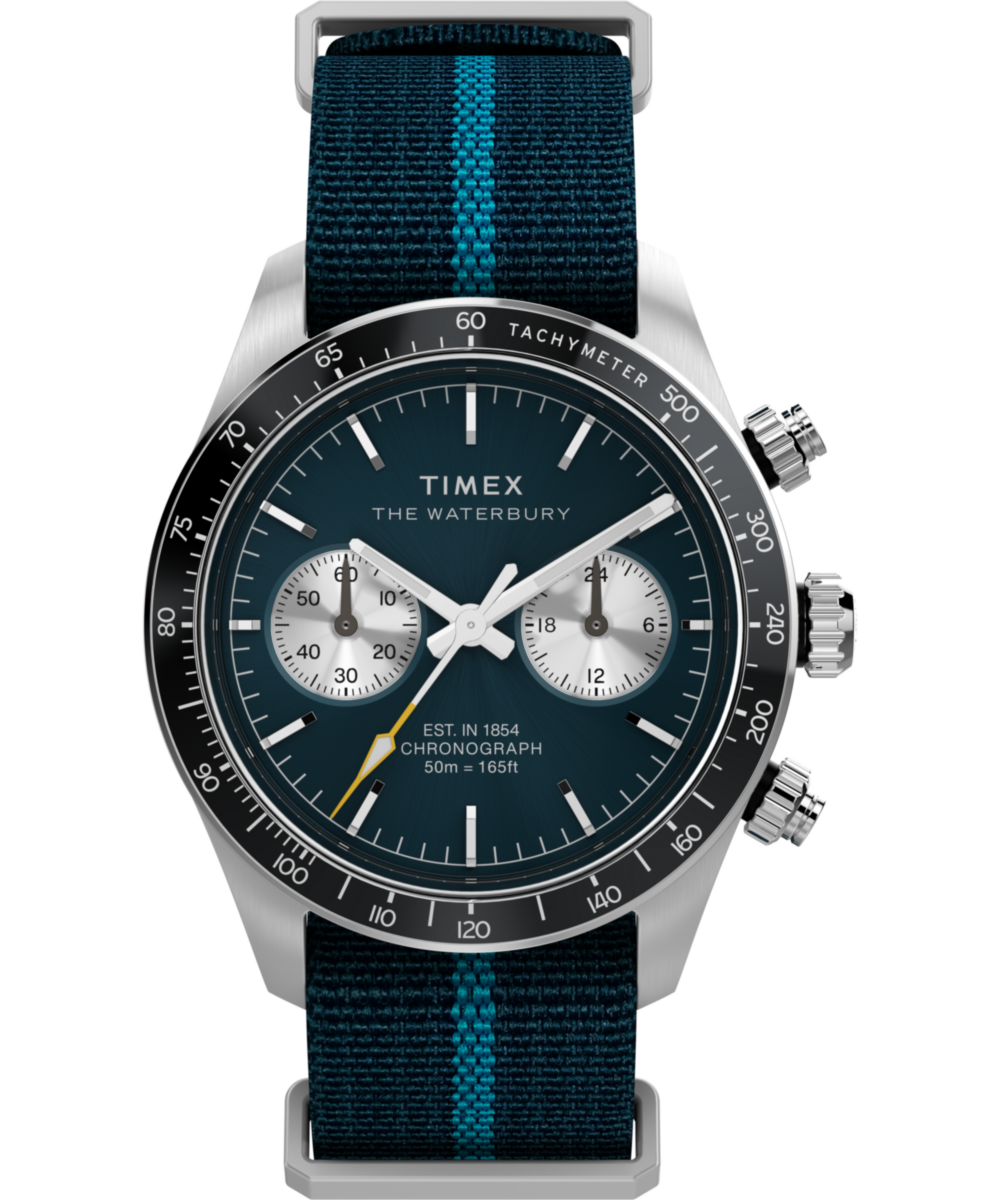 Waterbury Heritage Chronograph 39mm Fabric Strap Watch