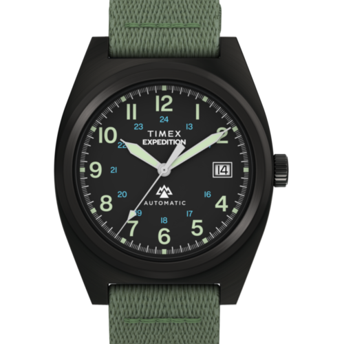Expedition® Capstone Automatic 39mm Eco-Conscious Fabric Strap Watch