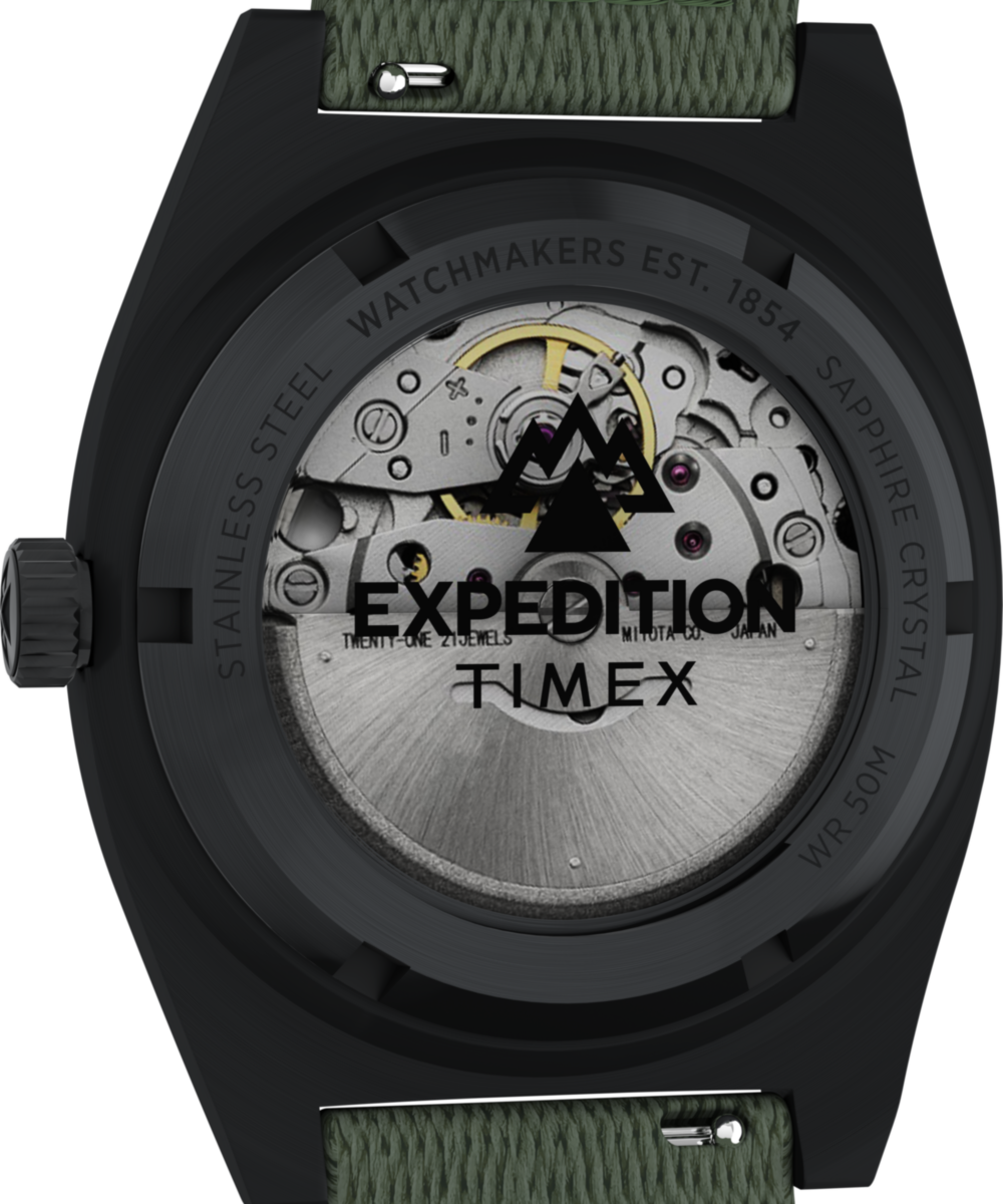 Expedition® Capstone Automatic 39mm Eco-Conscious Fabric Strap Watch